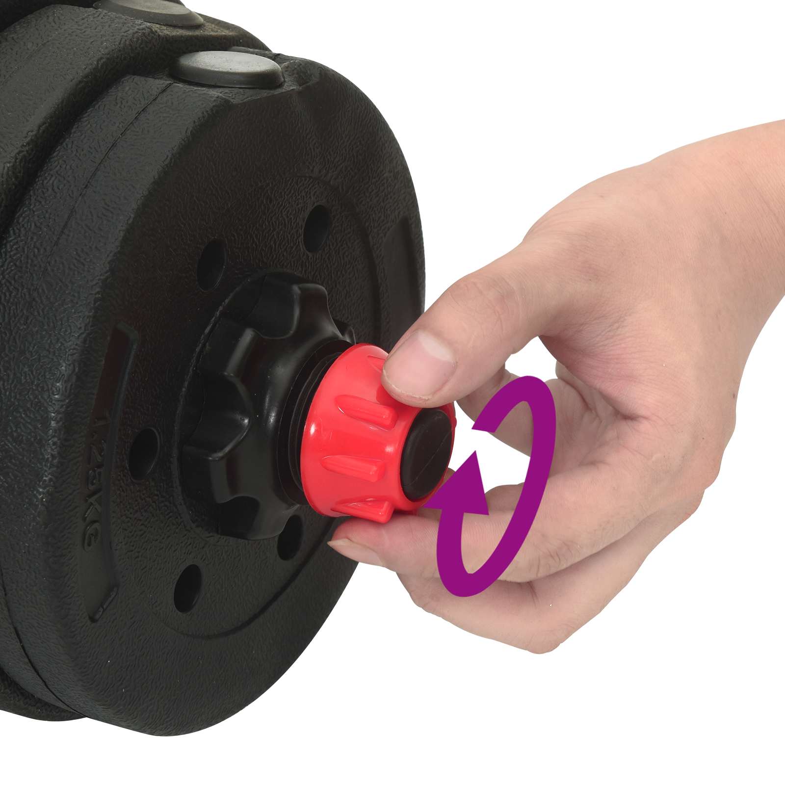 4 az 1-ben súlyzó készlet fekete és piros 121 x 19,5 x 19,5 cm