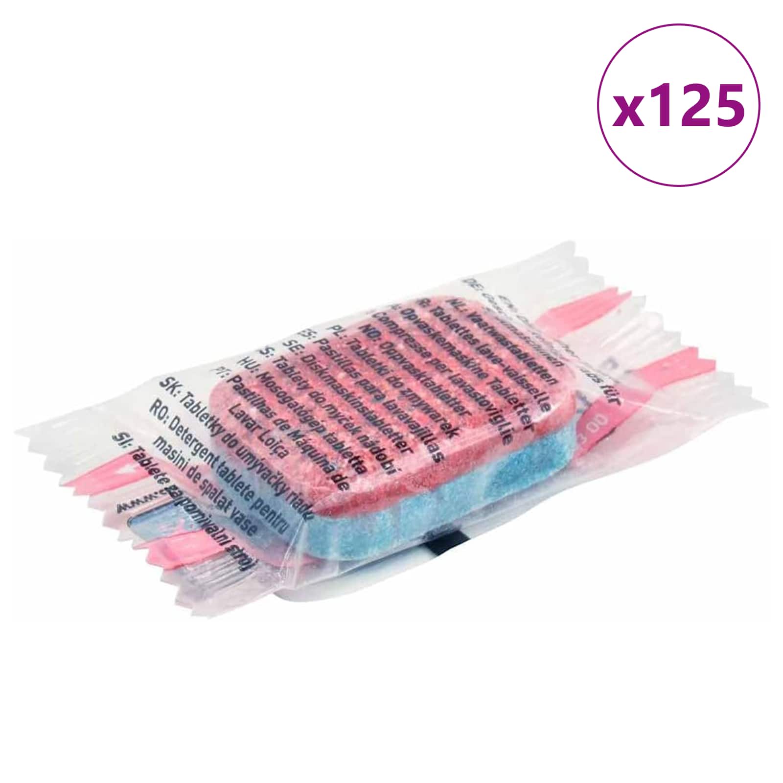 Mosogatógép tabletták 125 pcs