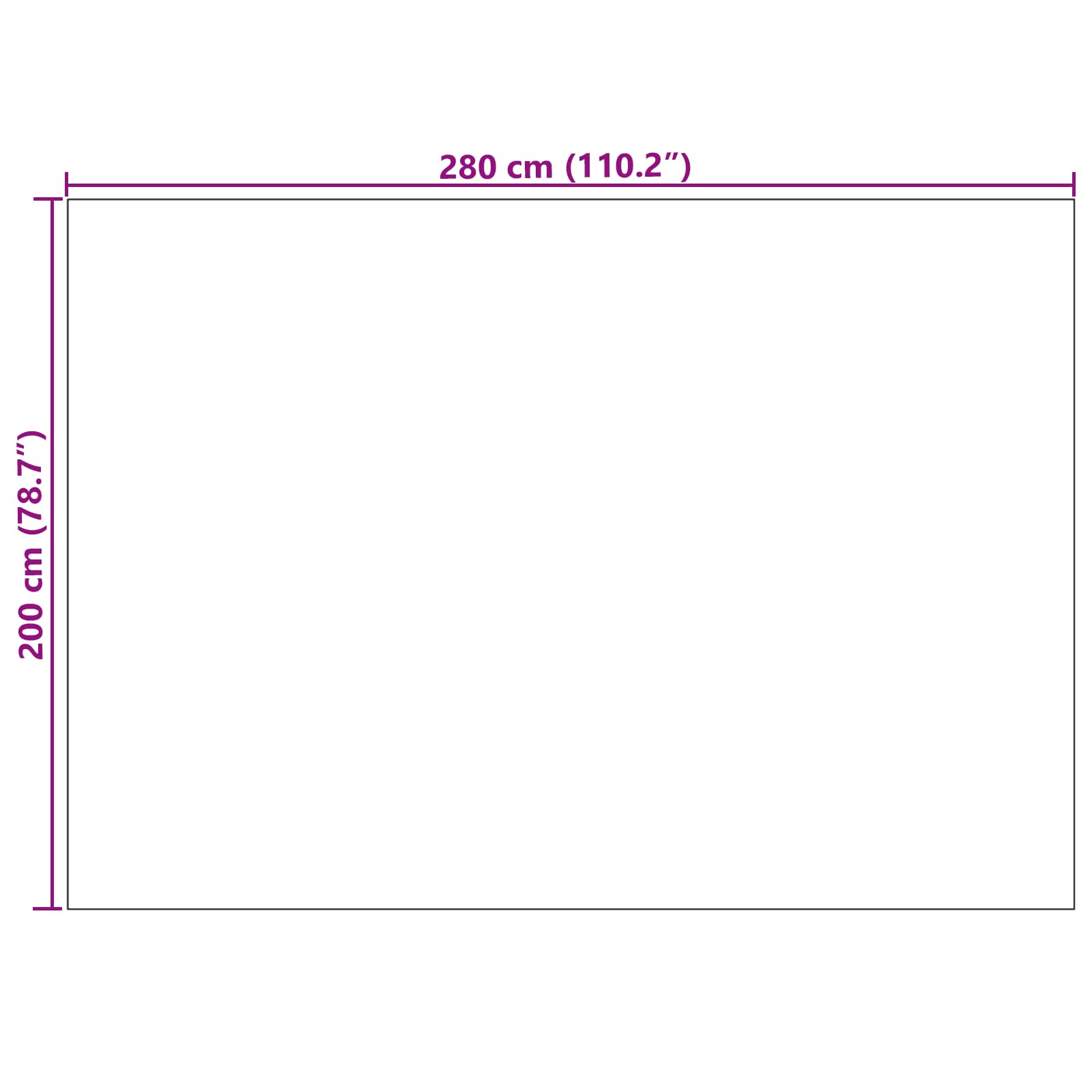 Területszőnyegek négyszögletes szürke 280 x 200 cm