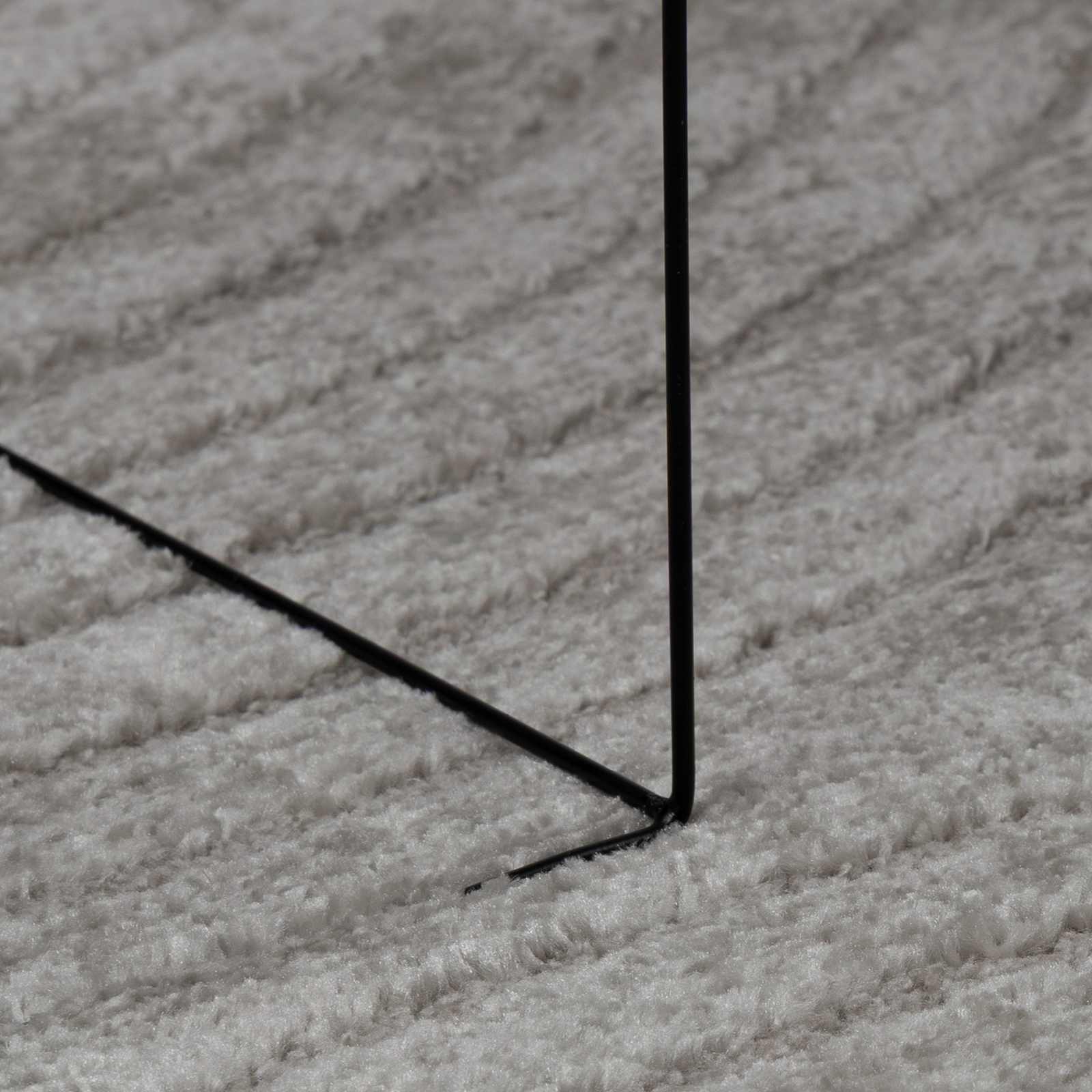 Területszőnyegek négyzet szürke 120 x 120 cm