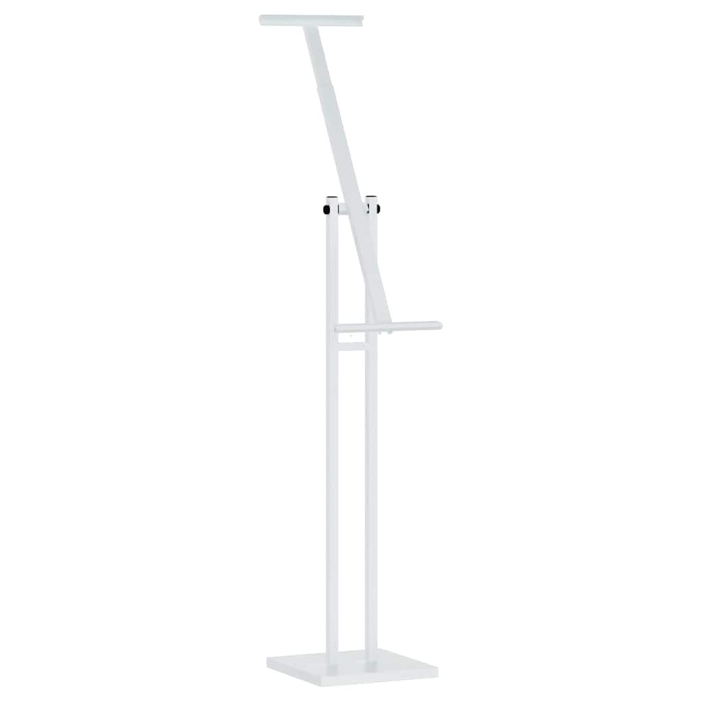 Kiállító állvány 2 db fehér 26,5 x 26,5 x 150 cm acél