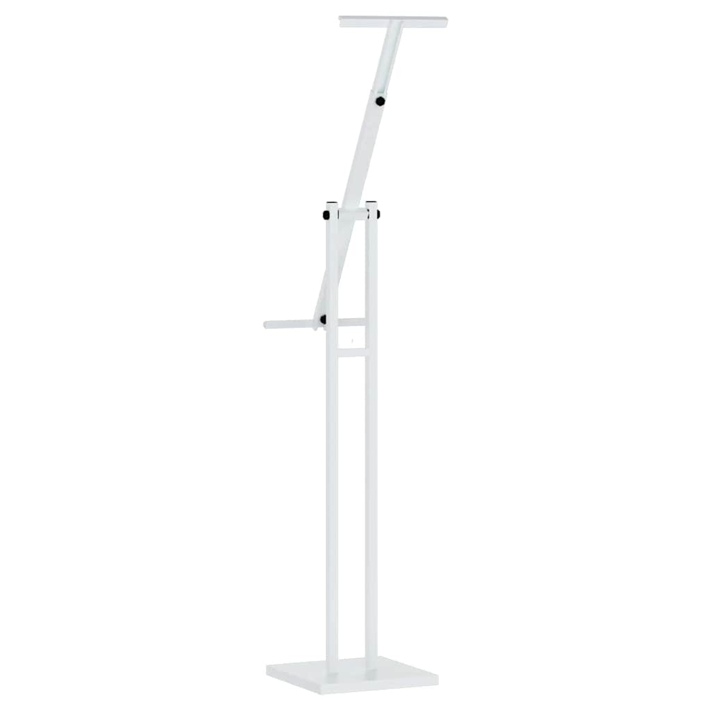 Kiállító állvány 2 db fehér 26,5 x 26,5 x 150 cm acél