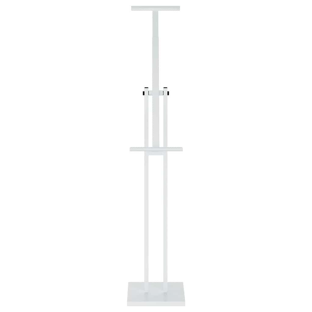 Kiállító állvány 2 db fehér 26,5 x 26,5 x 150 cm acél