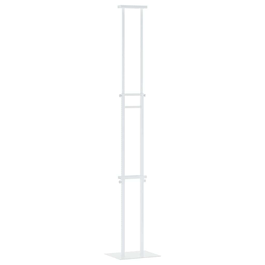 Kiállító állvány fehér 30 x 24 x 214 cm acél