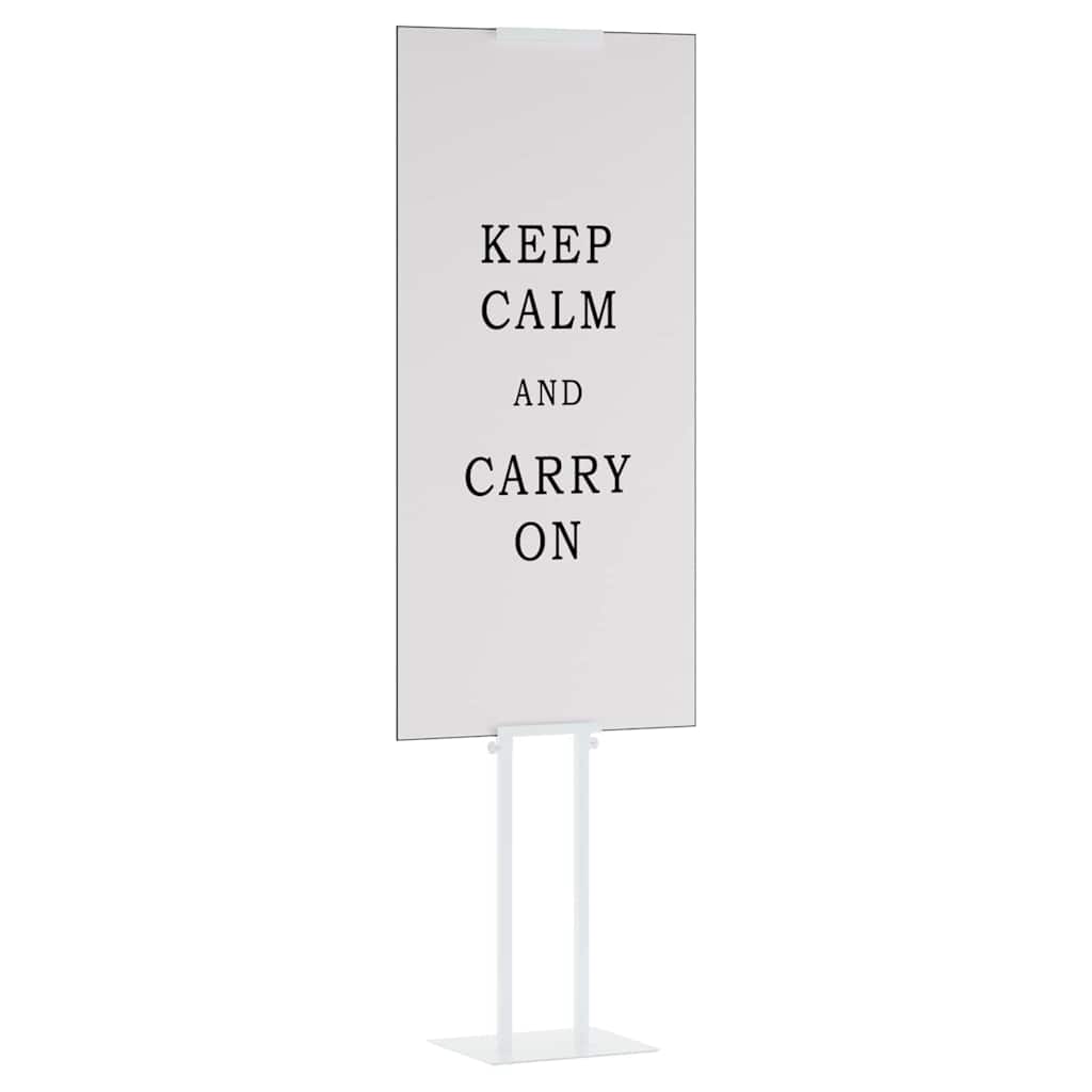 Kiállító állvány fehér 30 x 24 x 214 cm acél