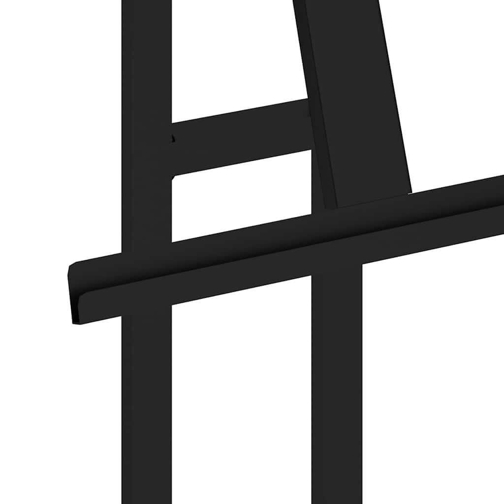 Kiállító állvány fekete 26,5 x 26,5 x 127 cm acél