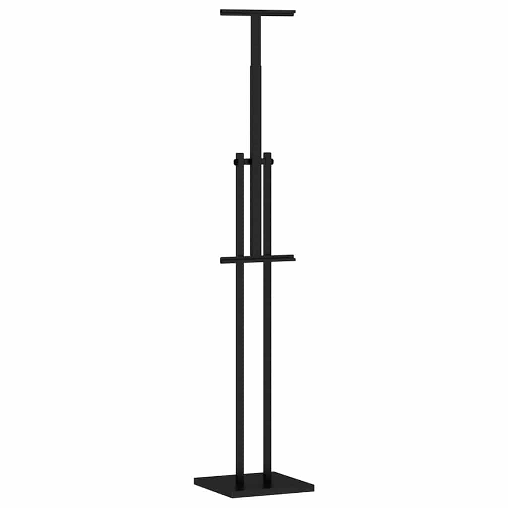 Kiállító állvány fekete 26,5 x 26,5 x 127 cm acél