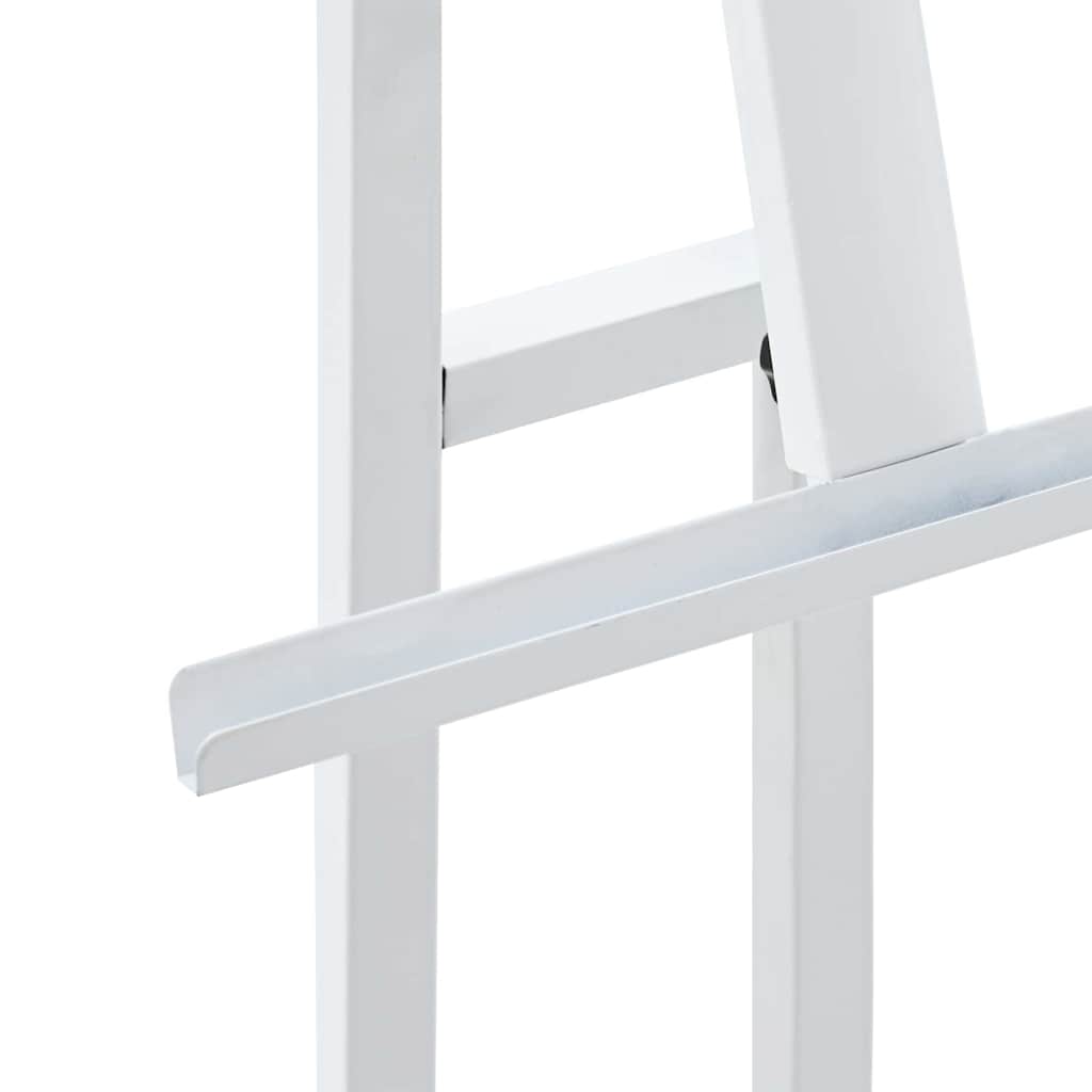 Kiállító állvány fehér 26,5 x 26,5 x 127 cm acél