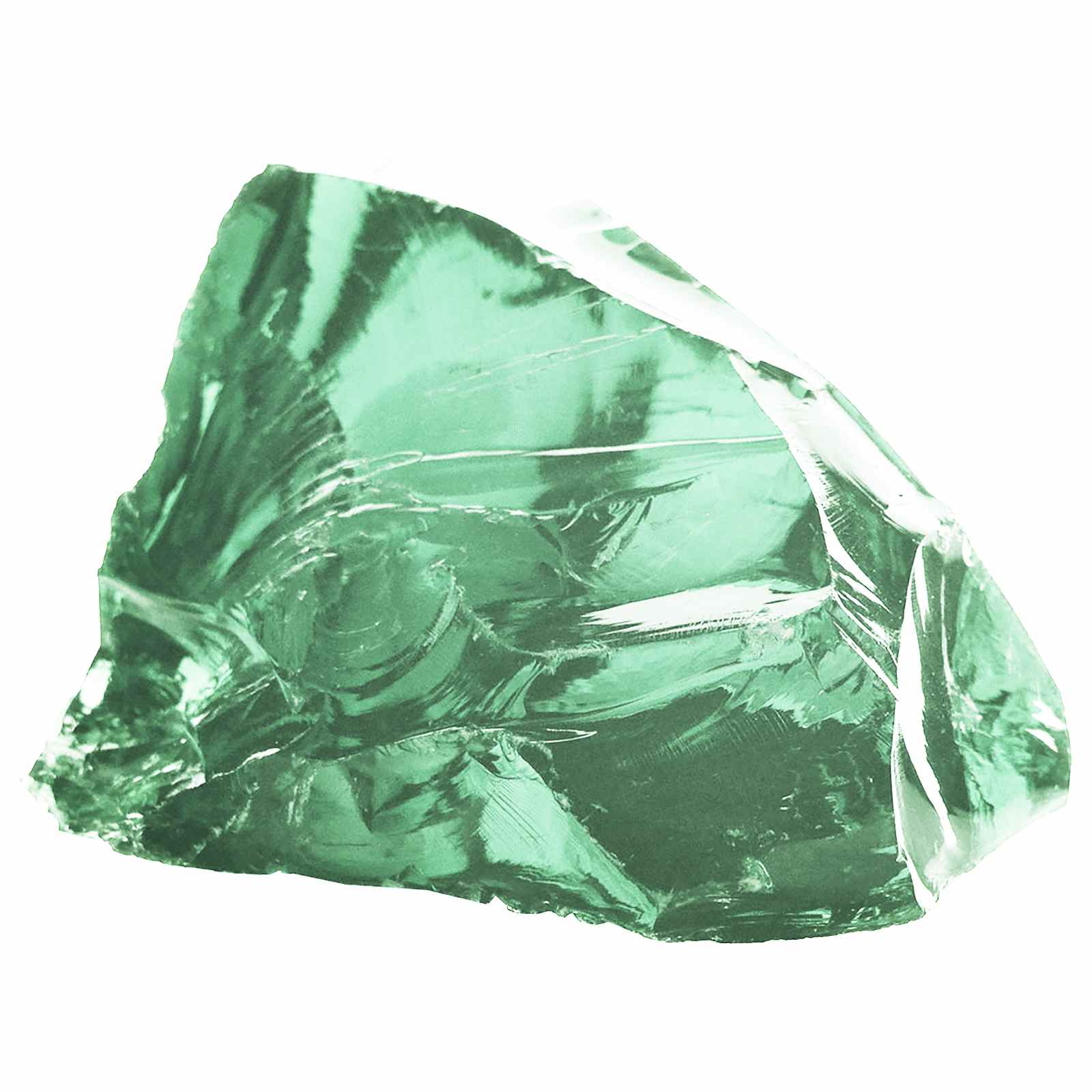 Kerti kövek világos zöld 12 cm üveg