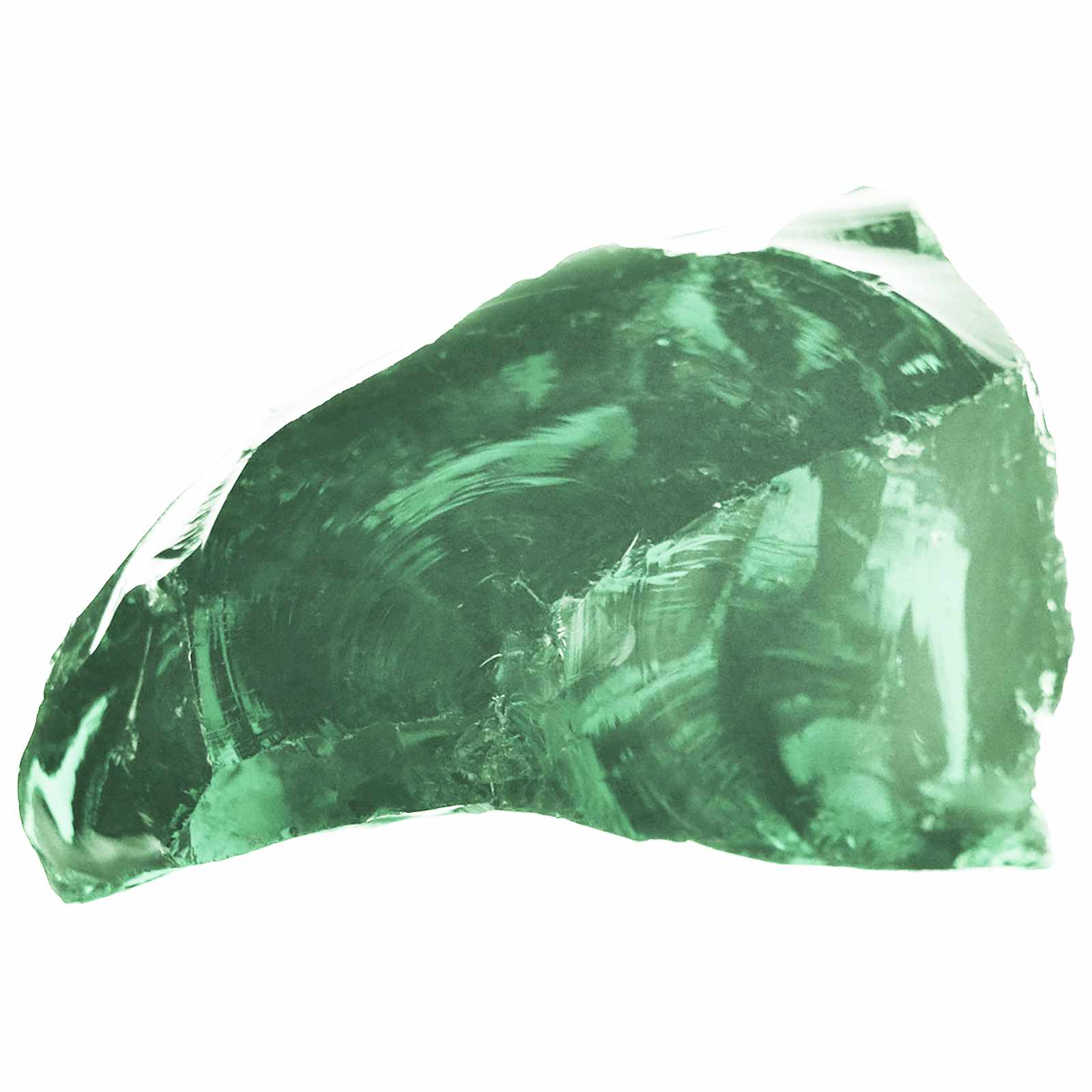 Kerti kövek világos zöld 12 cm üveg