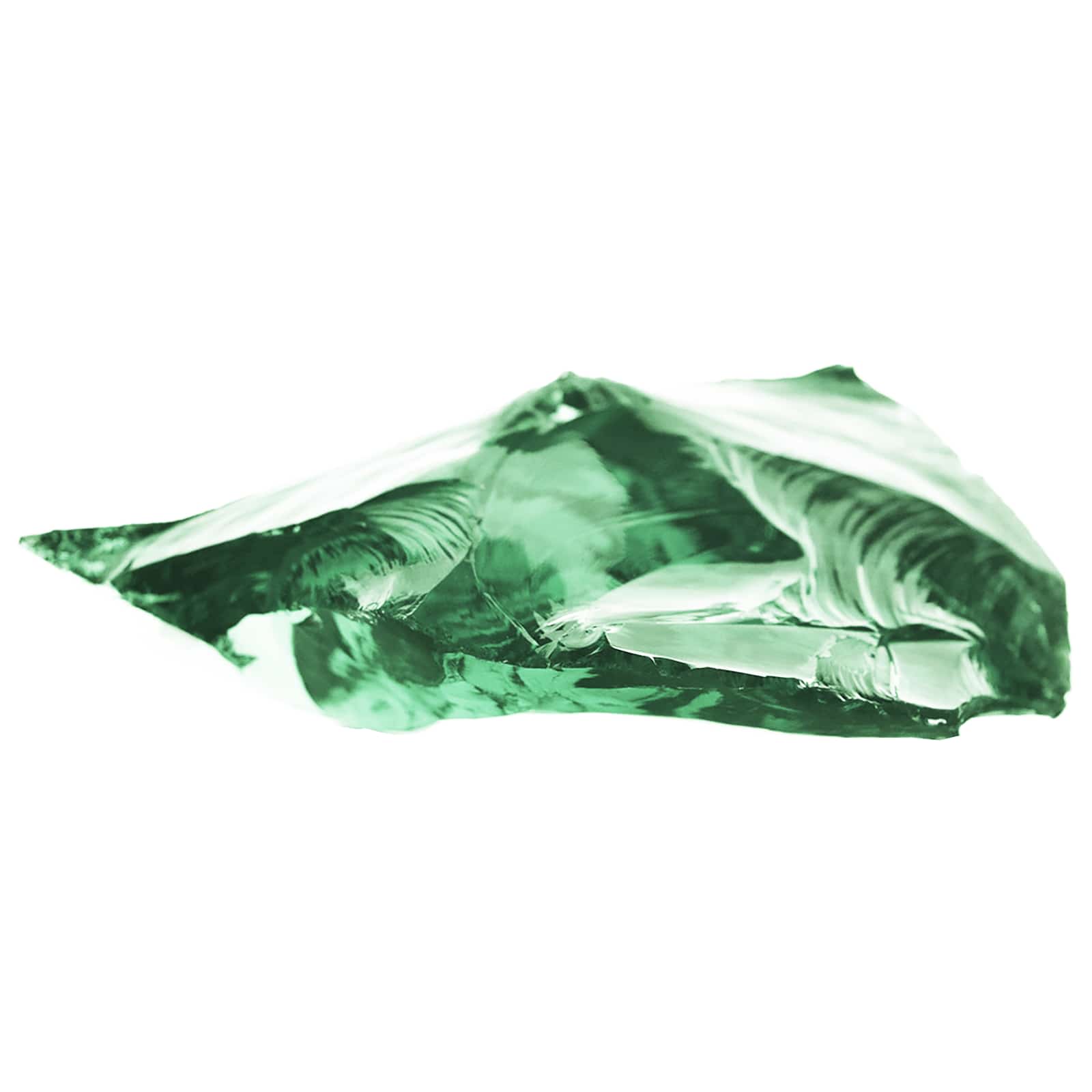 Kerti kövek világos zöld 12 cm üveg