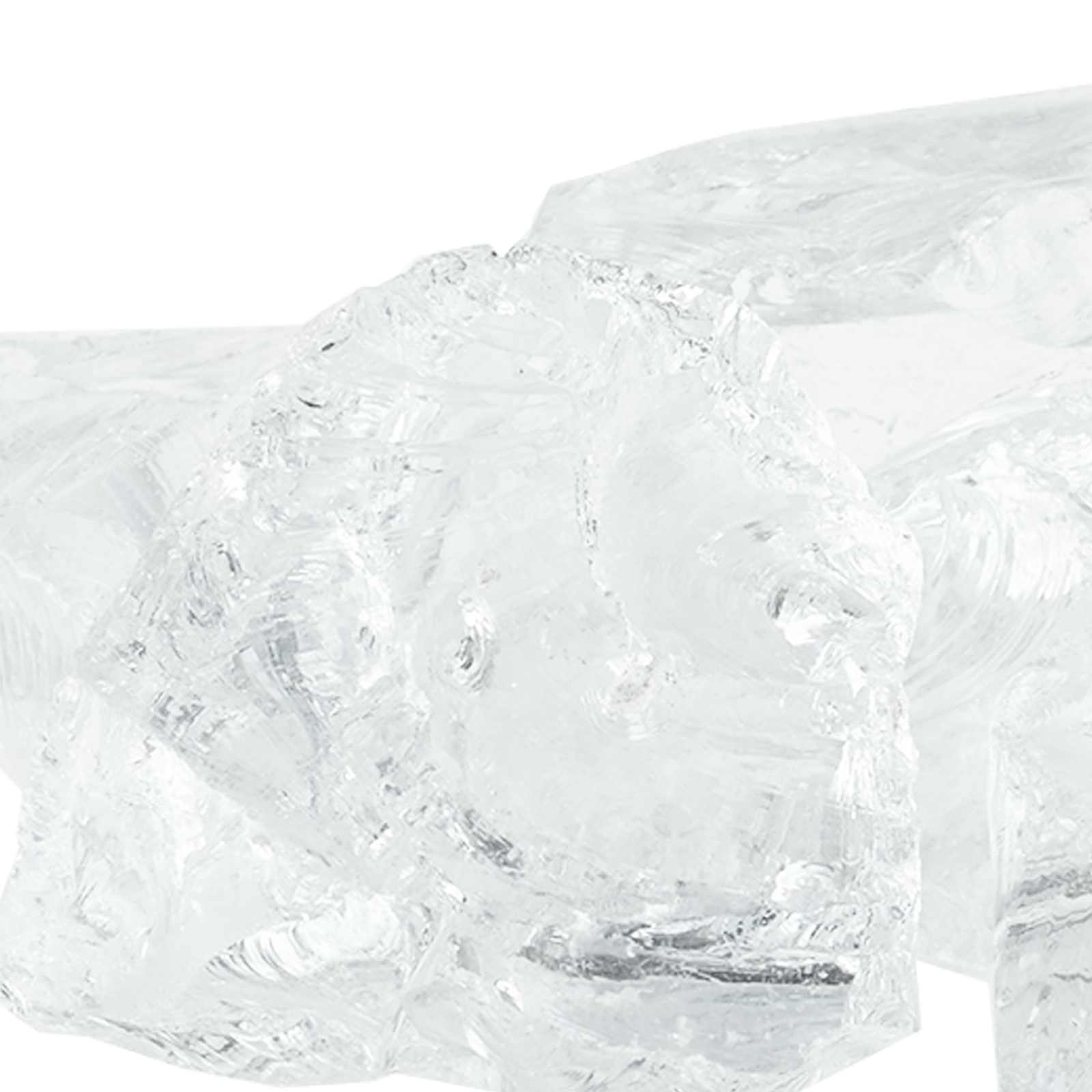 Kerti kövek fehér 12 cm üveg