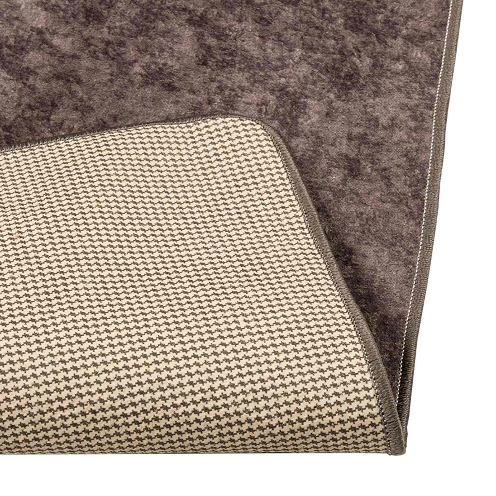 Szőnyeg futó marsa szürke 100 x 150 cm poliészter és pvc