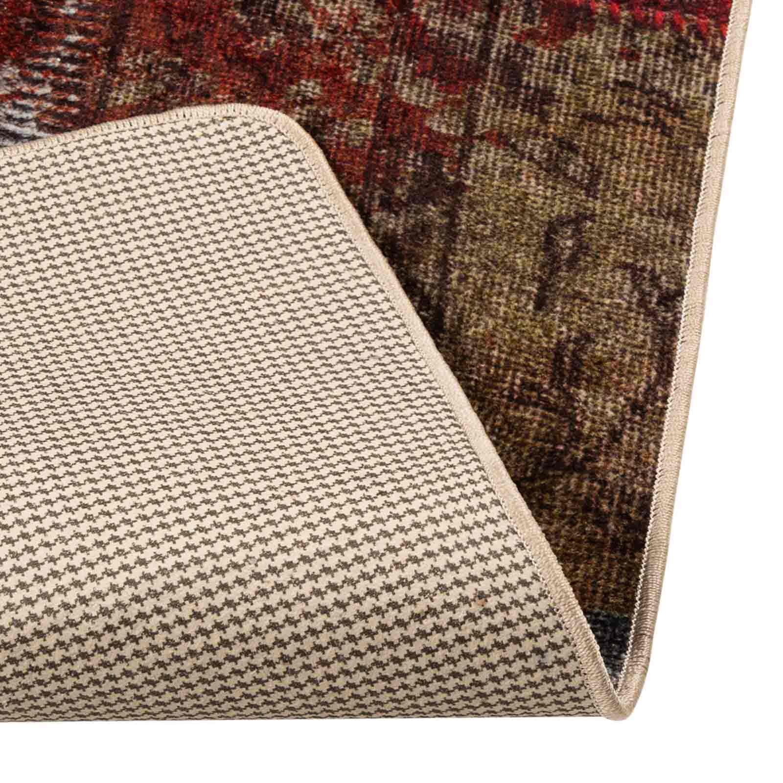 Szőnyeg futó marsa sokszínű 50 x 350 cm poliészter és pvc