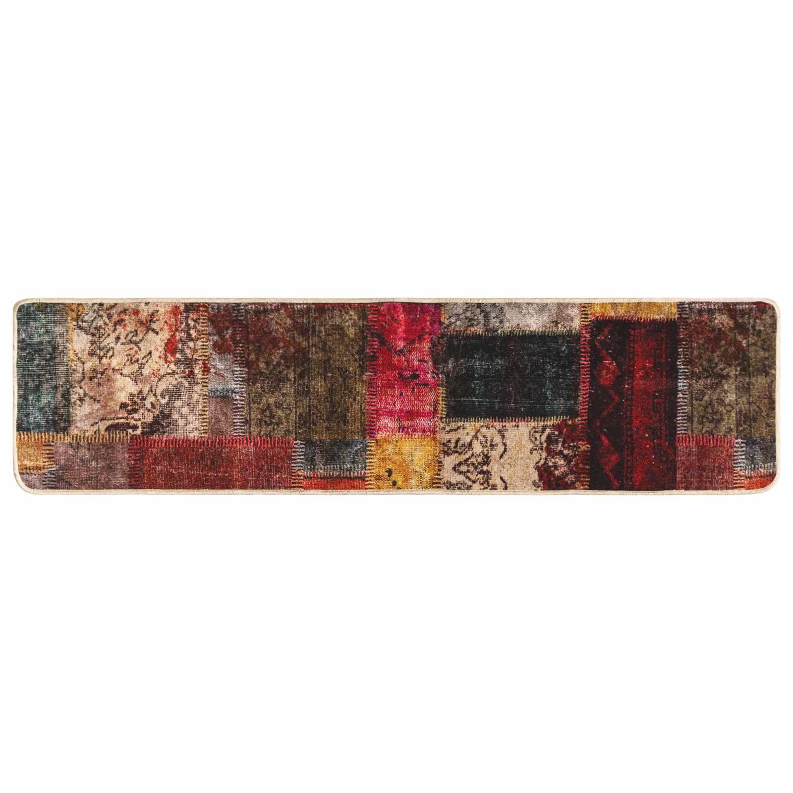 Szőnyeg futó marsa sokszínű 50 x 350 cm poliészter és pvc