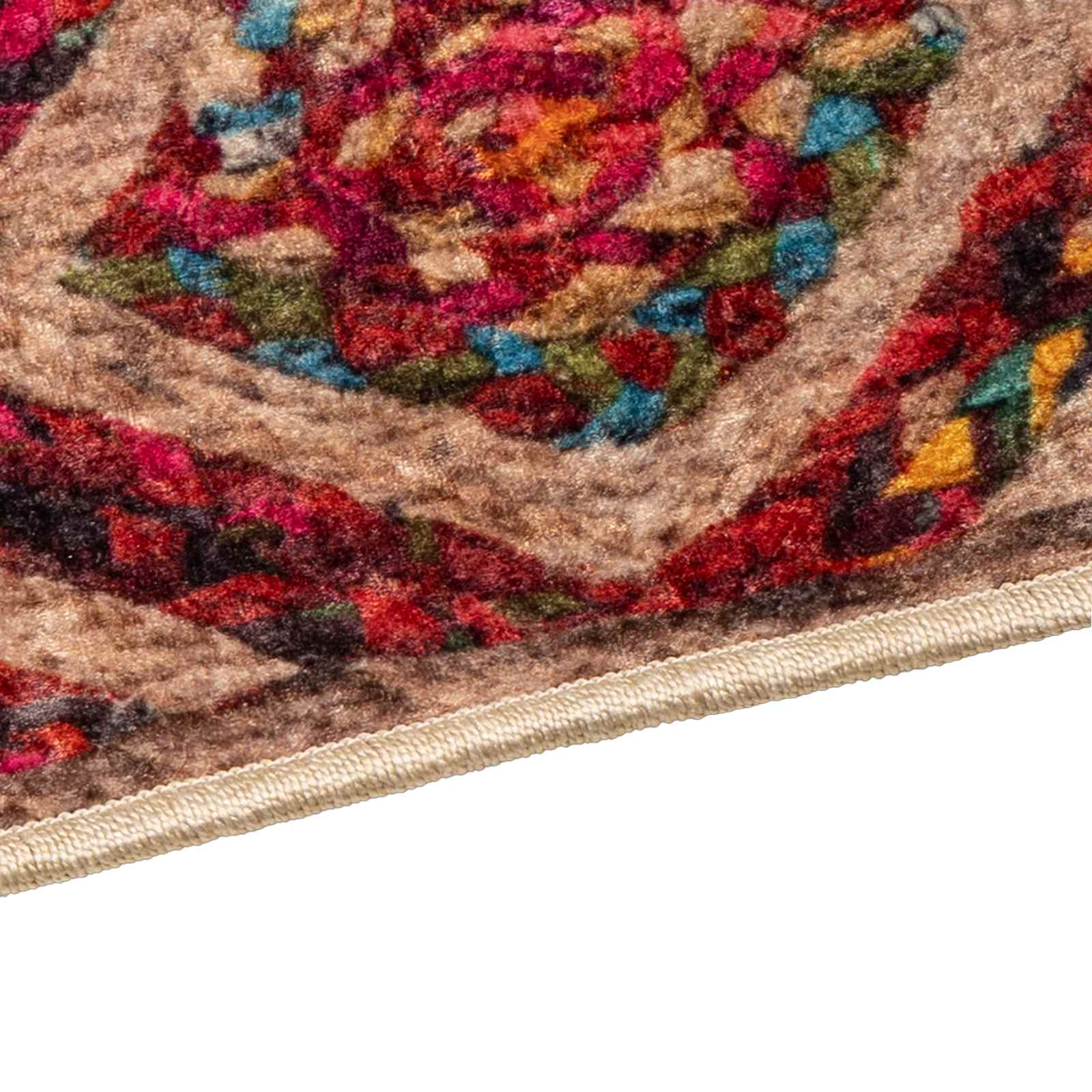 Szőnyeg futó marsa sokszínű 50 x 350 cm poliészter és pvc