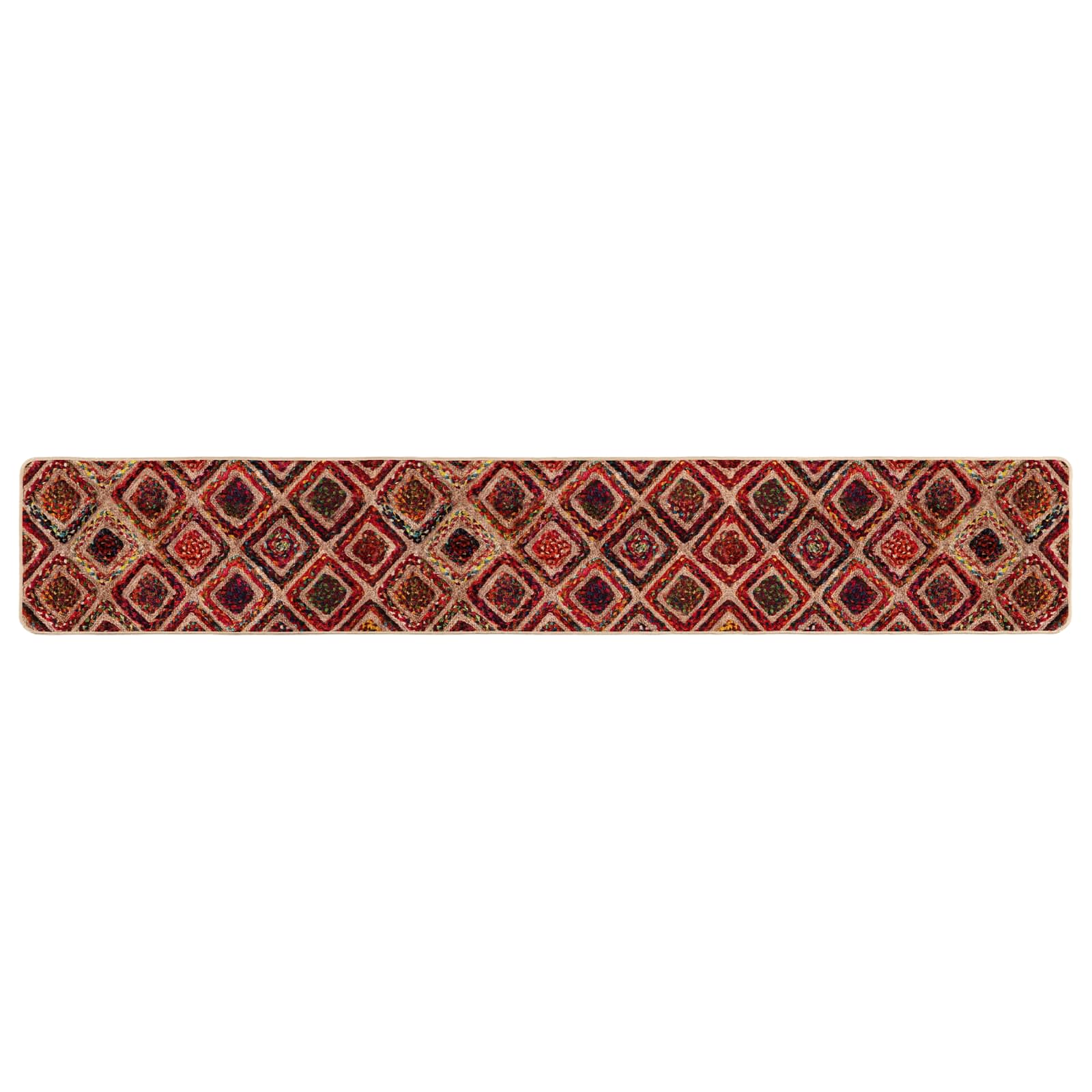 Szőnyeg futó marsa sokszínű 50 x 350 cm poliészter és pvc