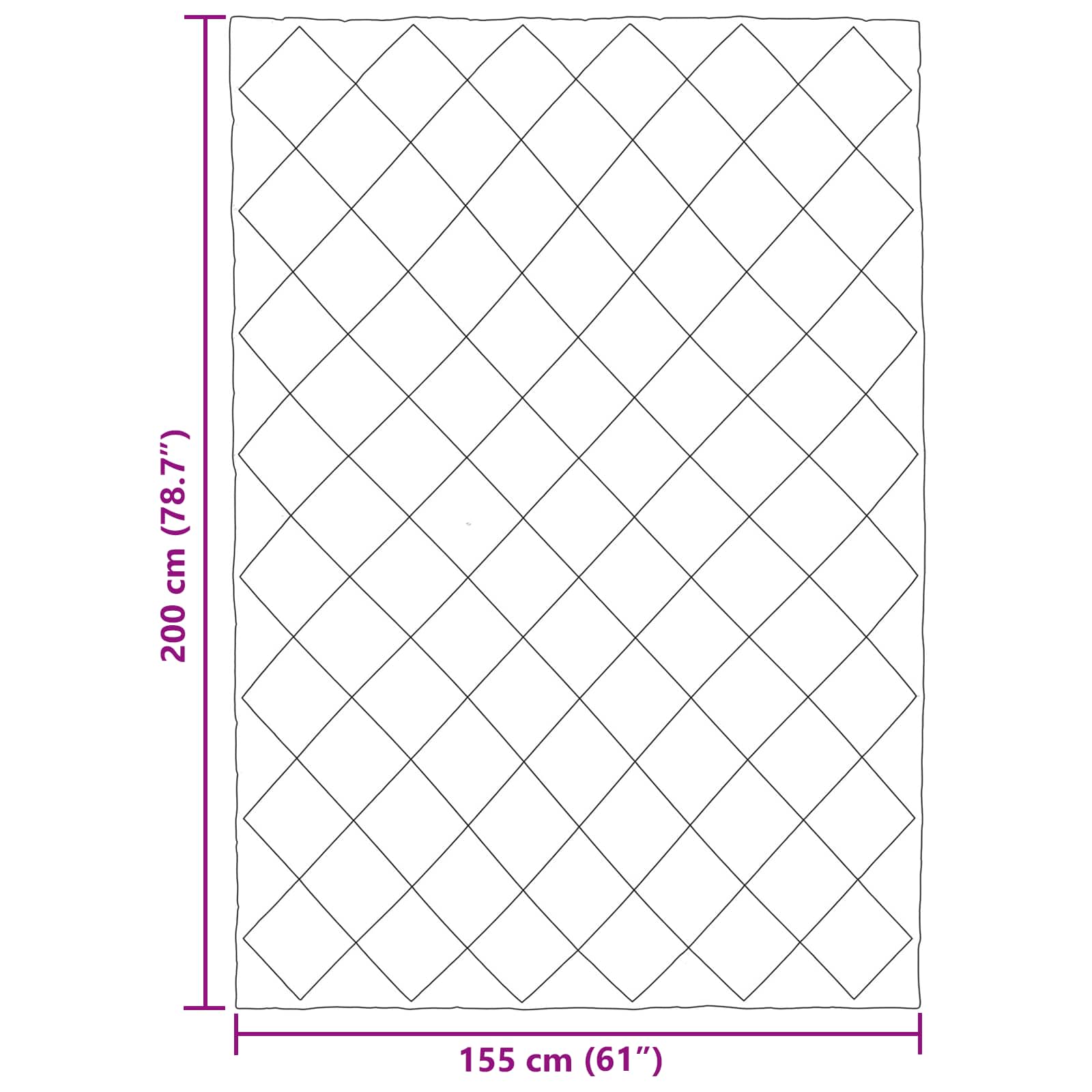 Nyári takarmány fekete 200 x 155 cm mikroszál