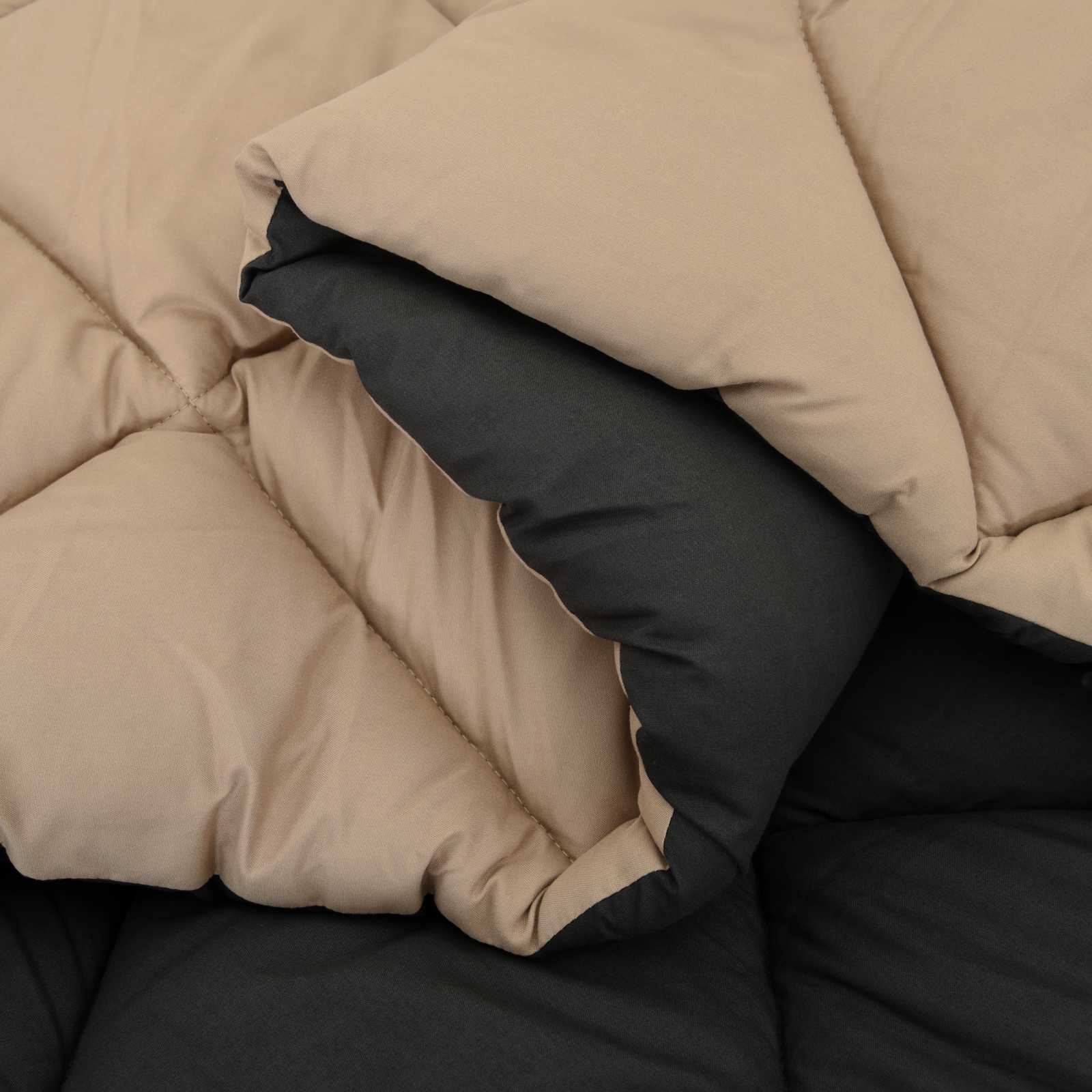 Nyári takarmány fekete és taupe 220 x 260 cm mikroszál