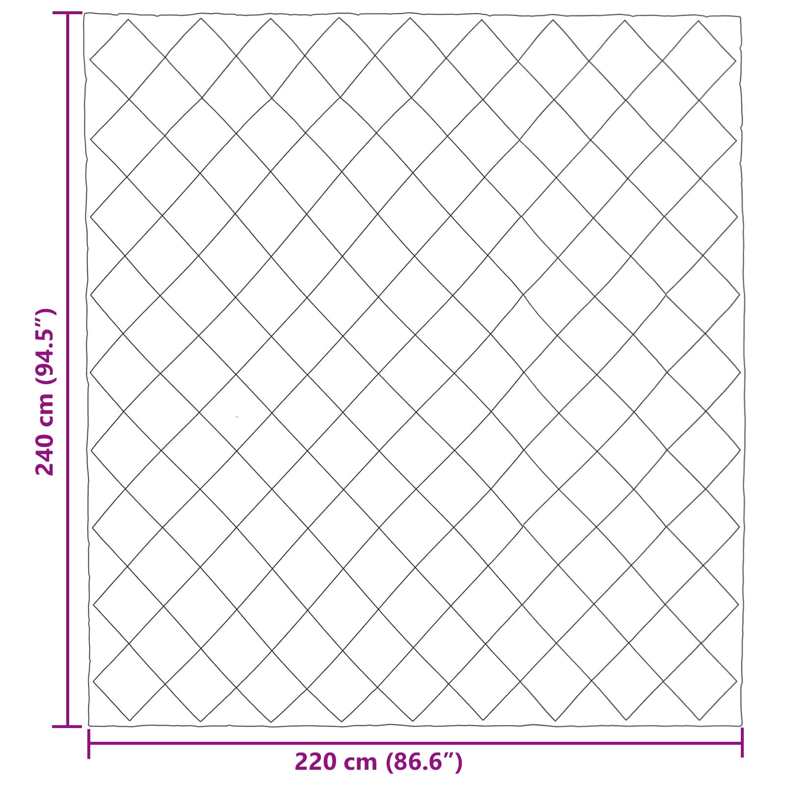 Téli takaró antracit és taupe 220 x 240 cm mikroszál