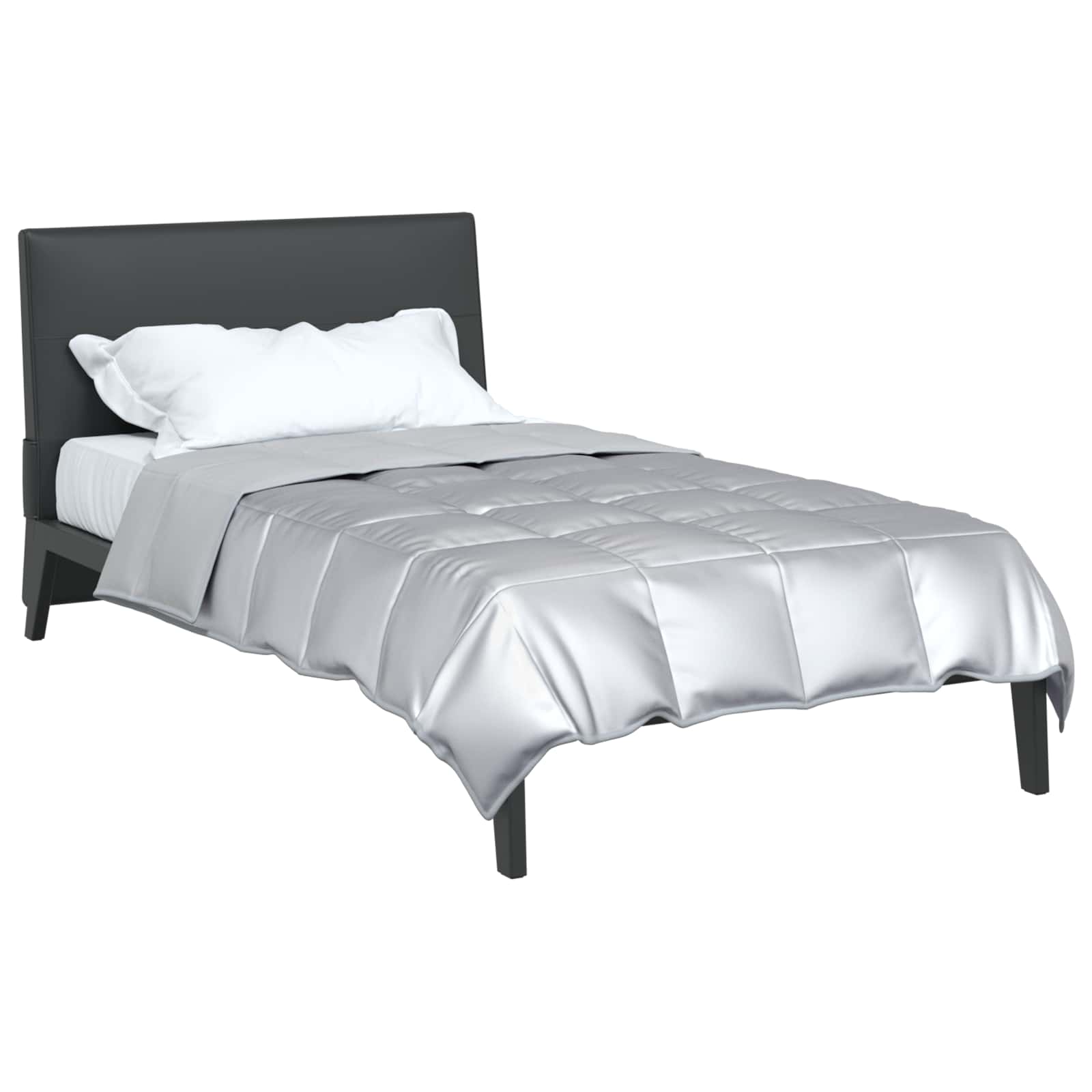 Nyári takarmány ezüst 220 x 155 cm satin és mikroszálas