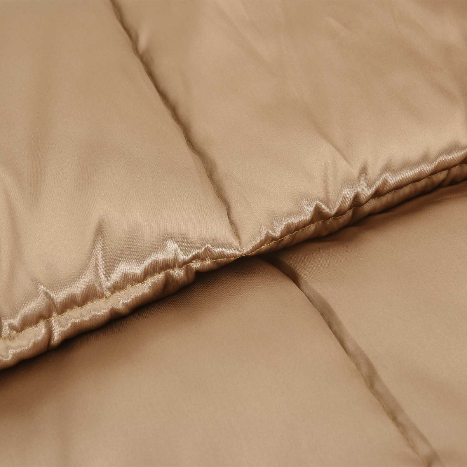 Téli takaró arany 220 x 260 cm satin és mikroszálas