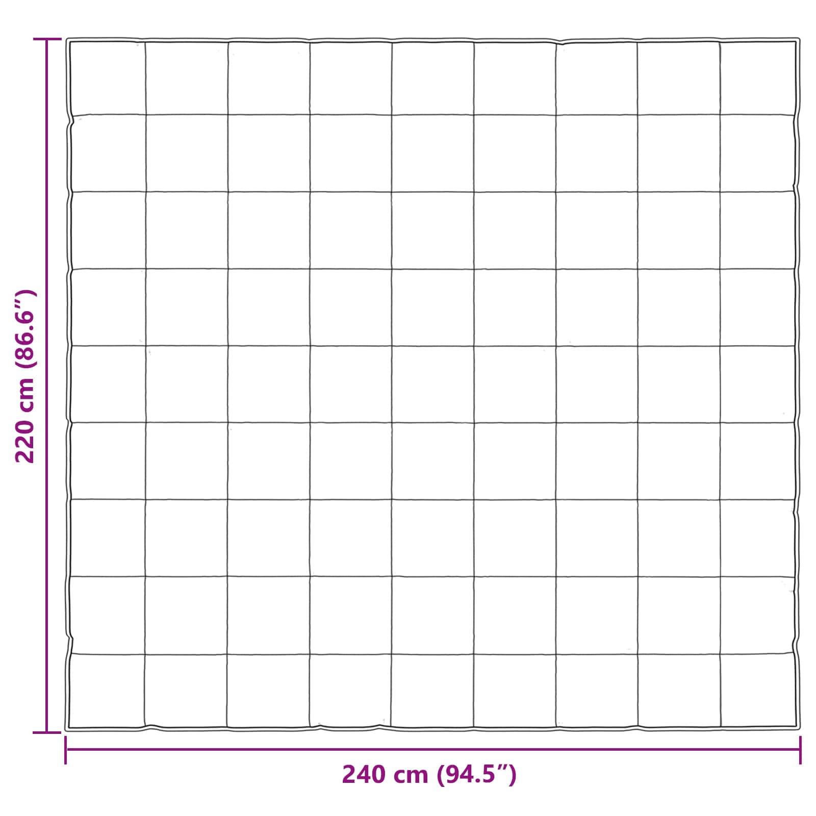 Téli takaró ezüst 220 x 240 cm satin és mikroszálas