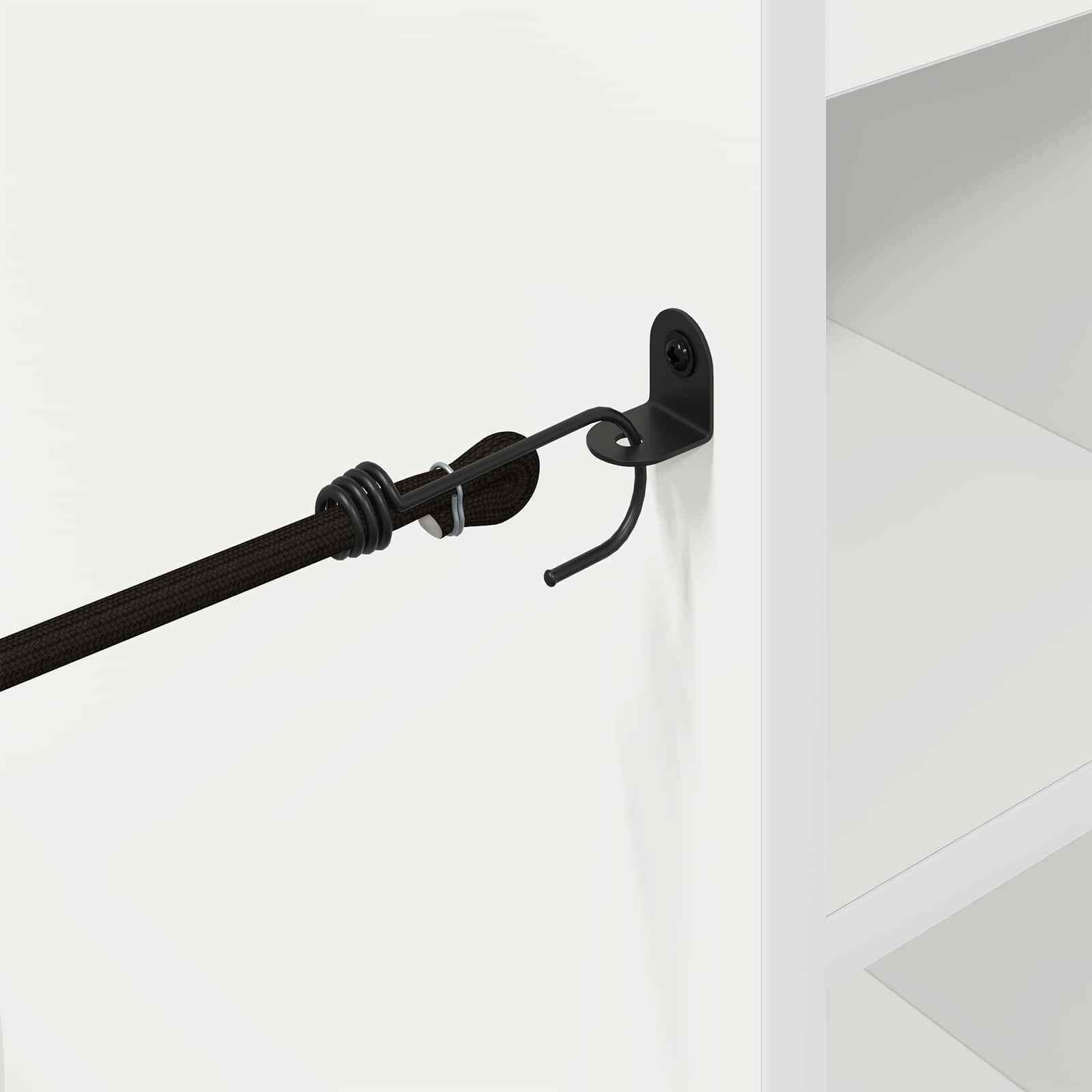 Golf szekrény kerékkel egyszínű fehér 65 x 45 x 98 cm