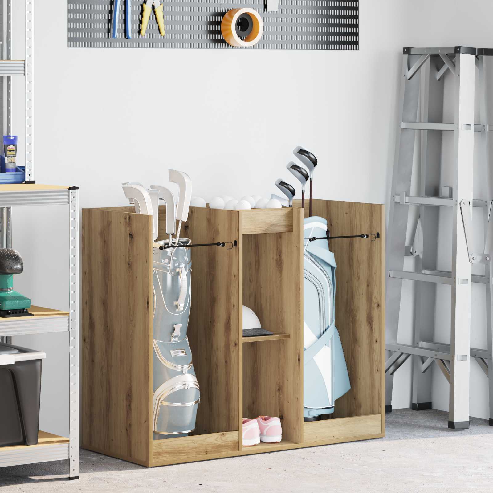 Golf szekrény egyszínű artisan tölgy 102 x 45 x 85,5 cm