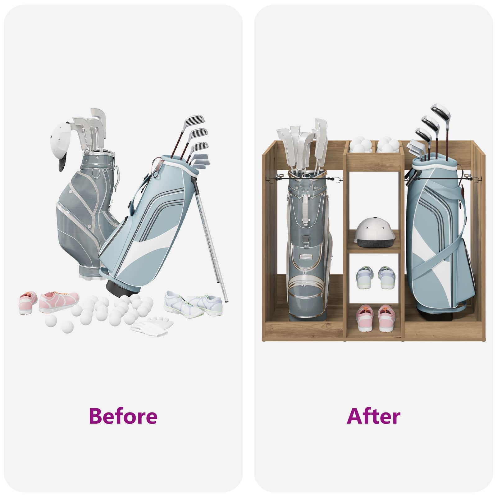 Golf szekrény egyszínű artisan tölgy 102 x 45 x 85,5 cm