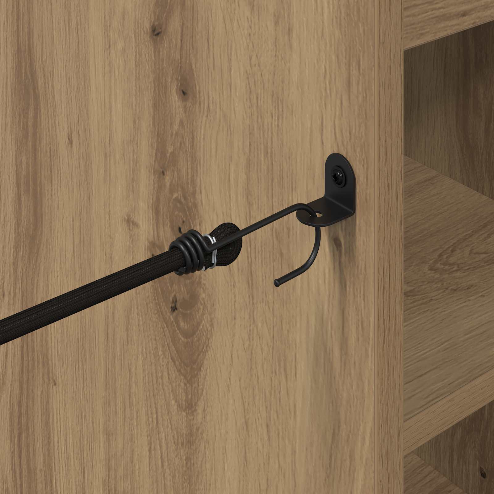 Golf szekrény kerékkel egyszínű artisan tölgy 65 x 45 x 98 cm