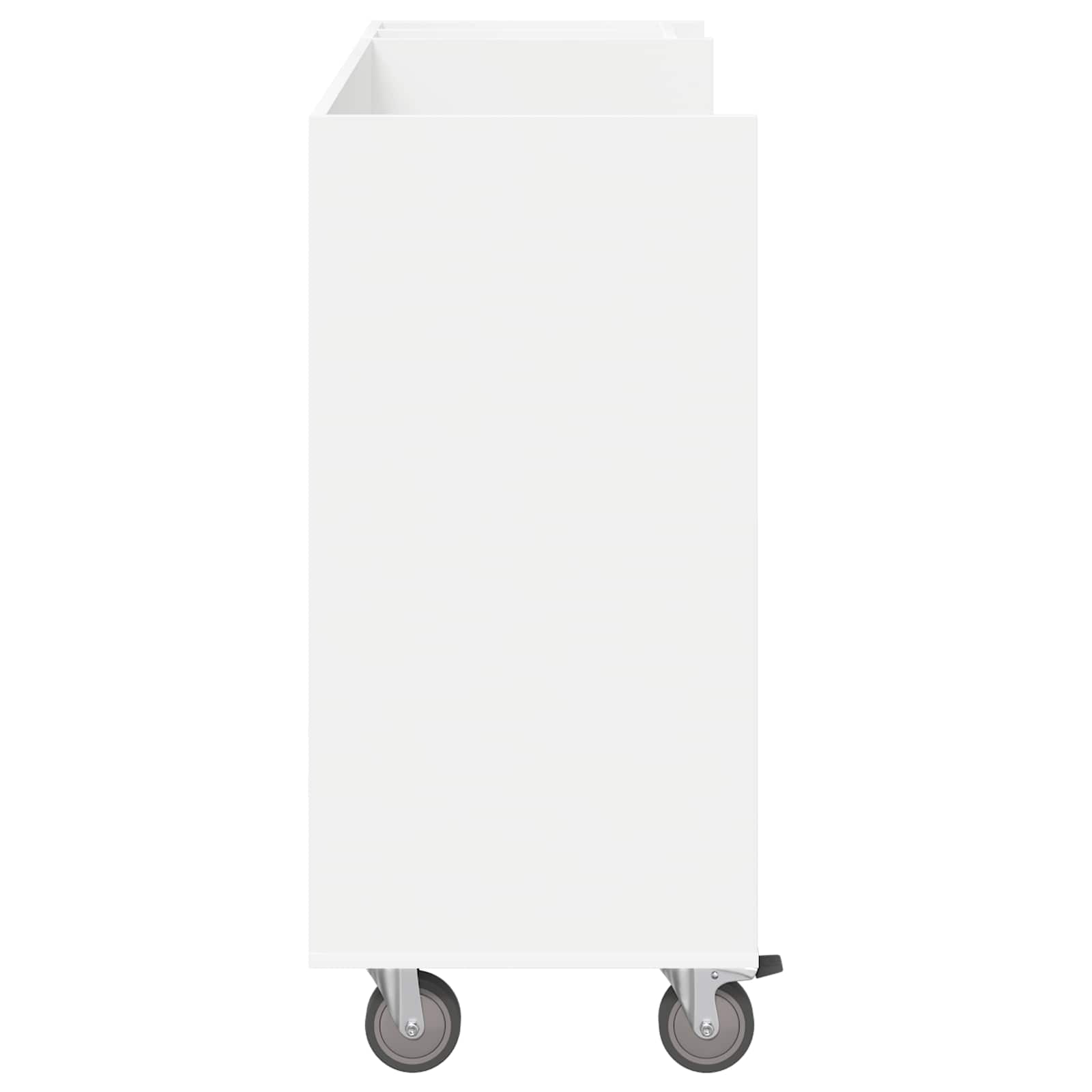 Golf szekrény kerékkel egyszínű fehér 120 x 45 x 98 cm