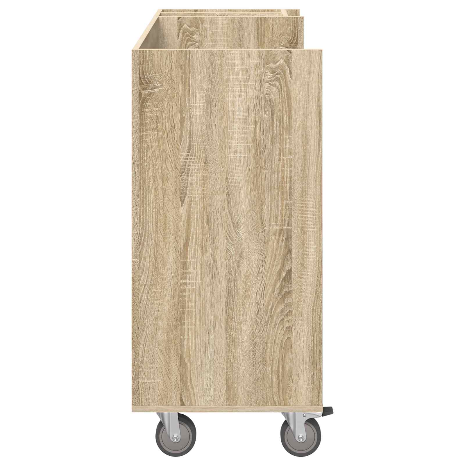 Golf szekrény kerékkel egyszínű sonoma tölgy 120 x 45 x 98 cm