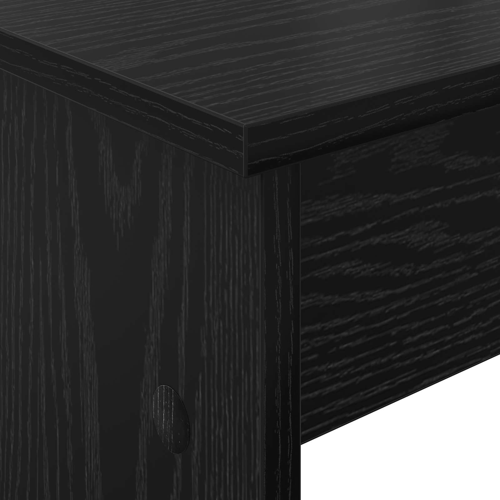 Billentyűállvány fekete tölgy 120 x 32 x 64 cm faanyag