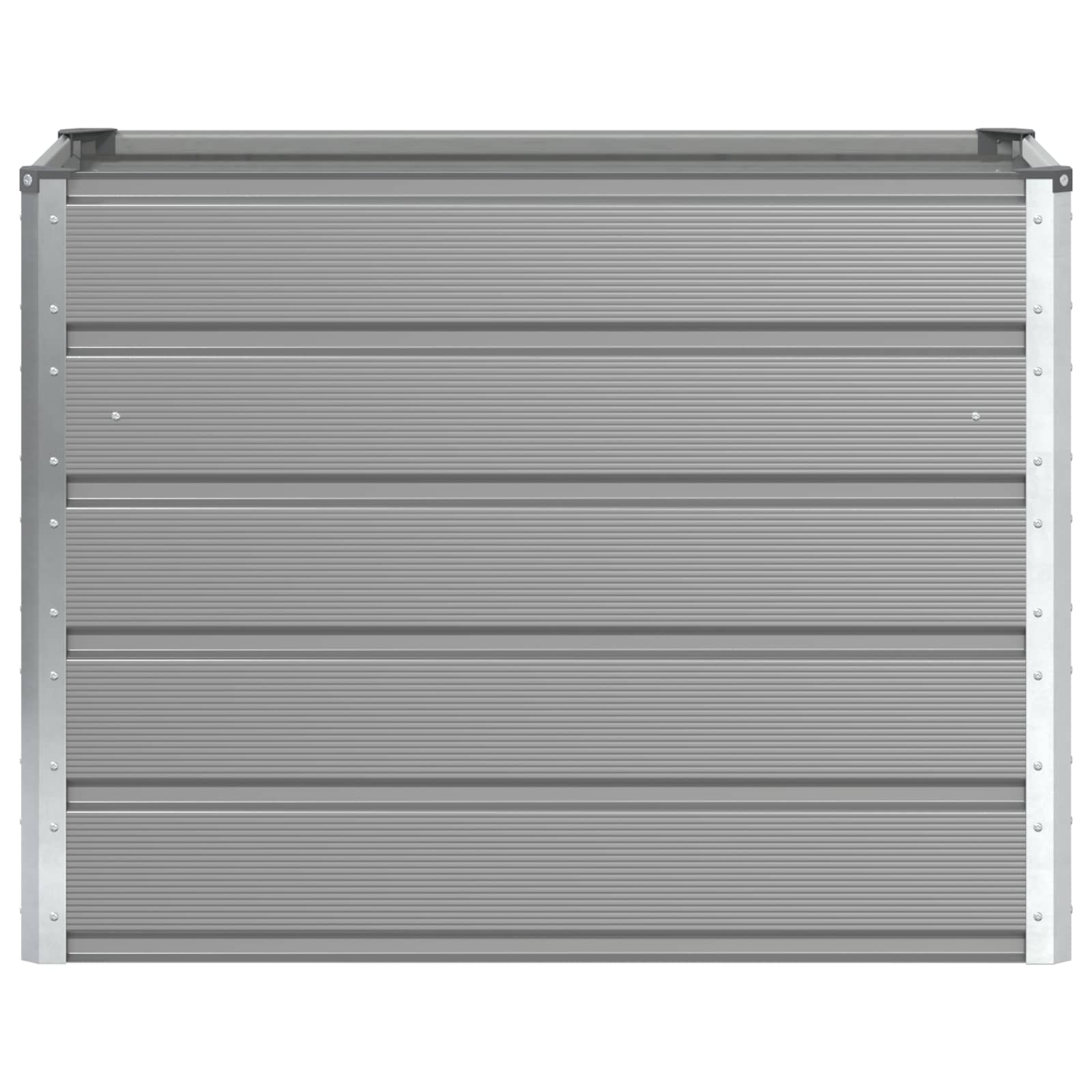 Növénytartó világosszürke 480 x 50 x 45 cm horganyzott acél