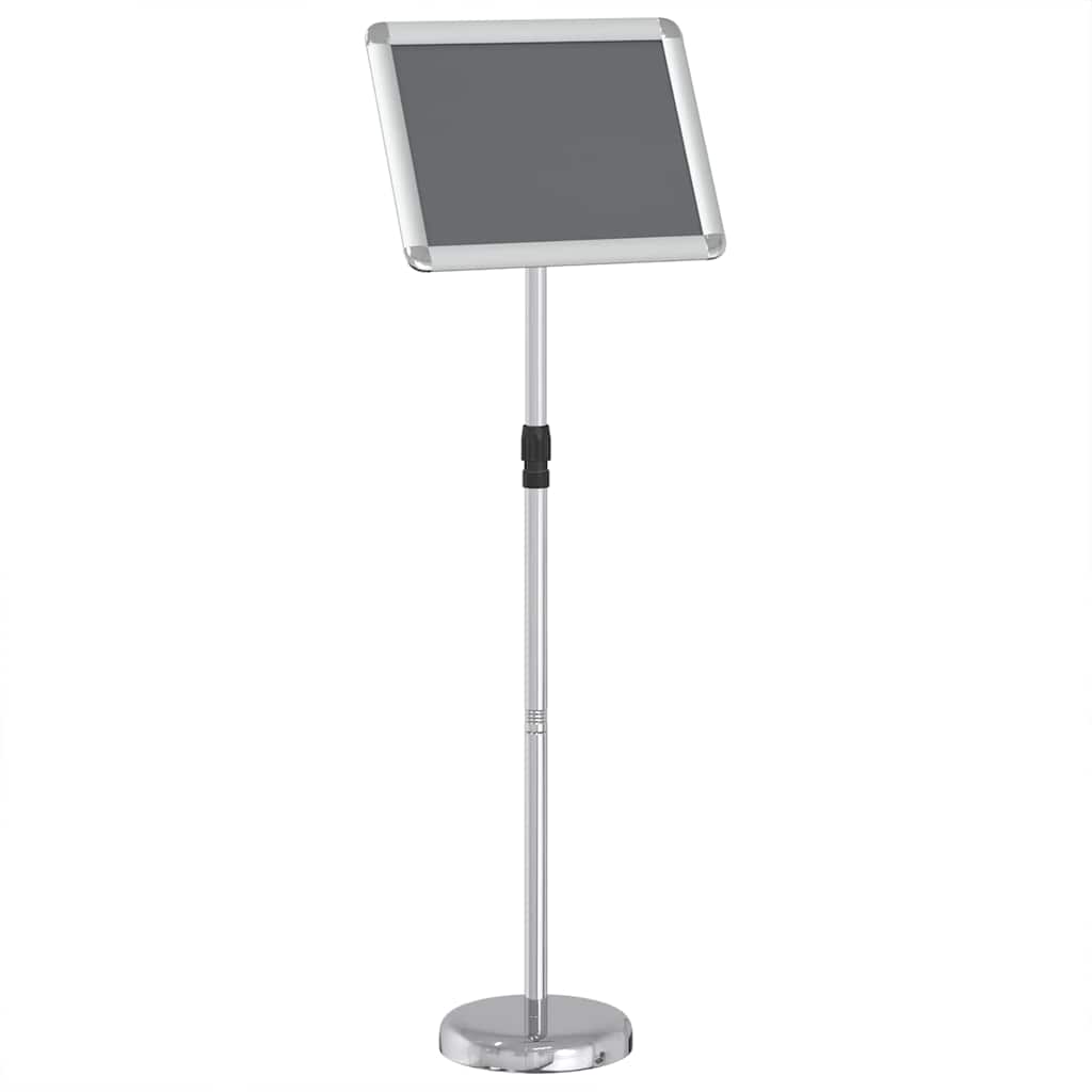 Kiállító állvány ezüst 25 x 25 x 125 cm alumínium