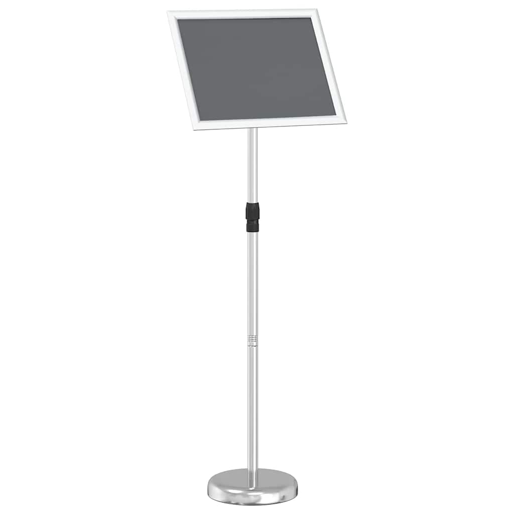 Kiállító állvány ezüst 25 x 25 x 125 cm alumínium