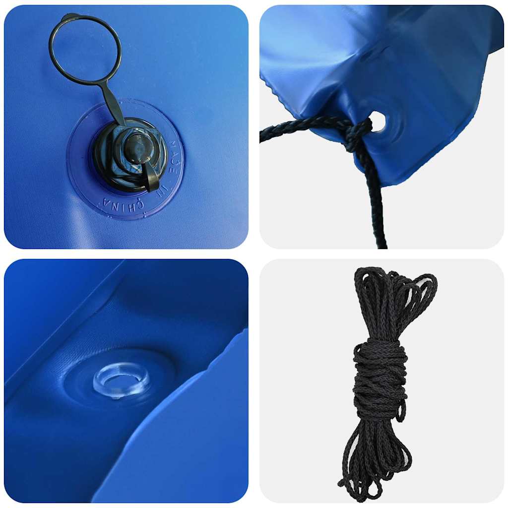 Medencés párna kék 400 x 200 x 140 cm pvc