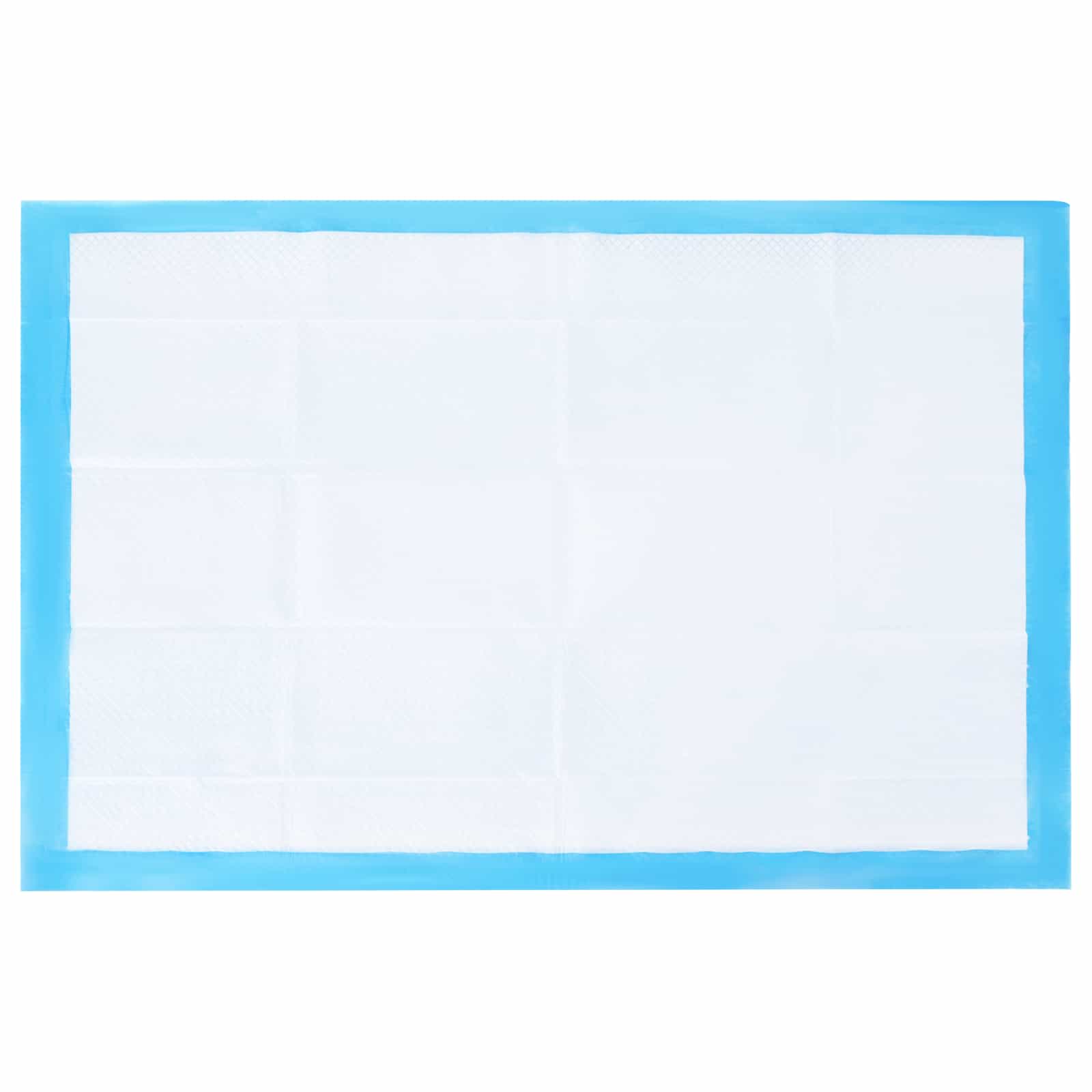 Háziállat képző párna 50 pcs kék és fehér 90 x 60 cm