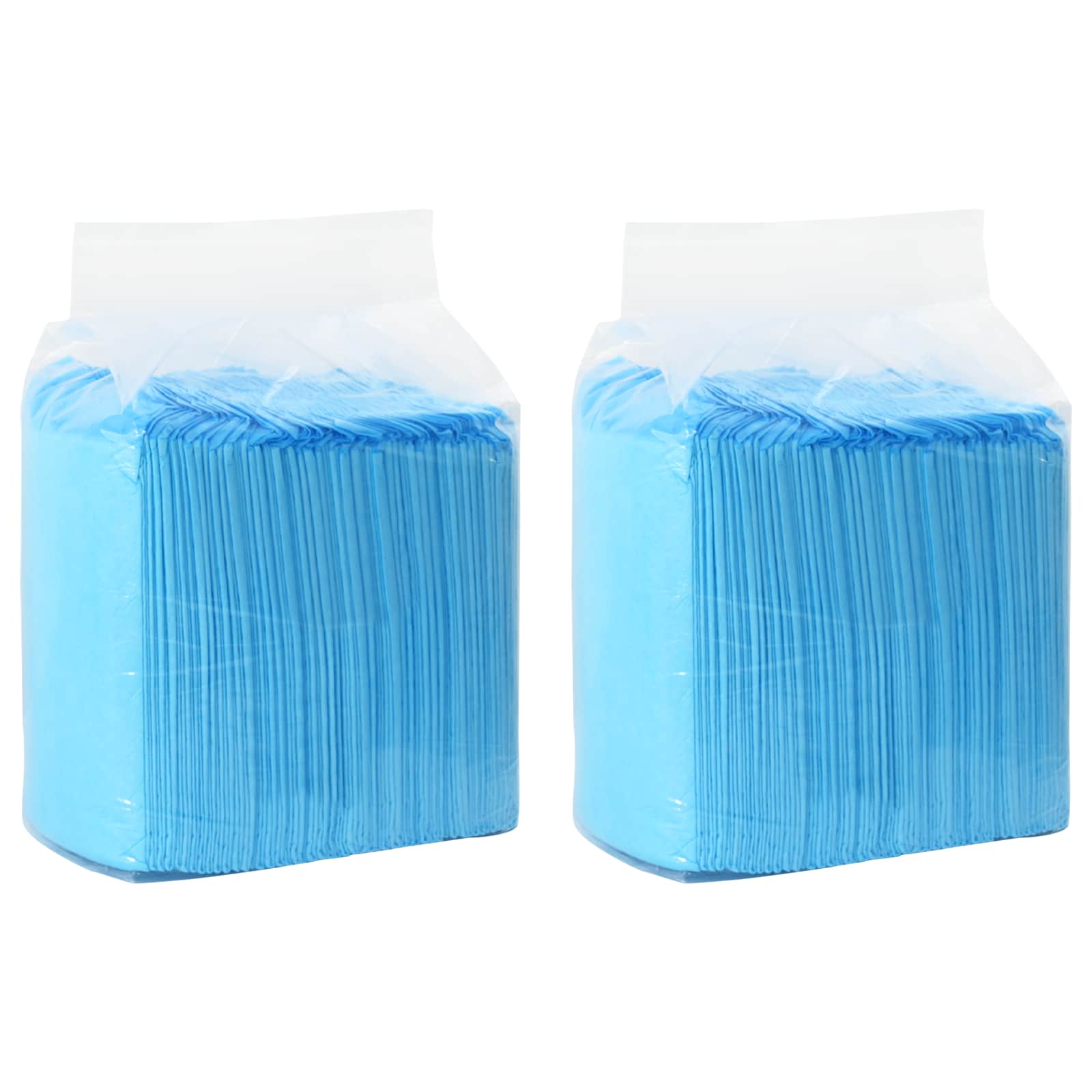 Háziállat képző párna 100 pcs kék és fehér 120 x 80 cm