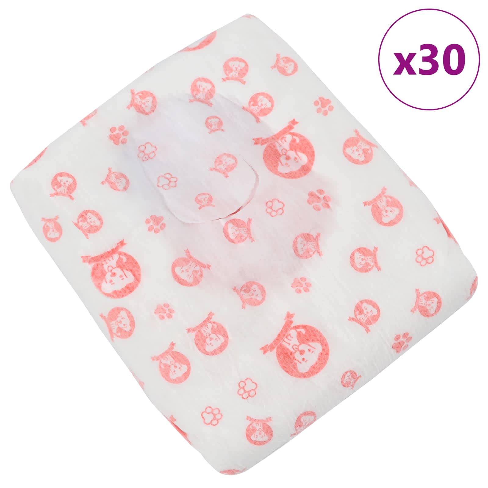 Eldobható kutyapelenka női 30 pcs fehér xs