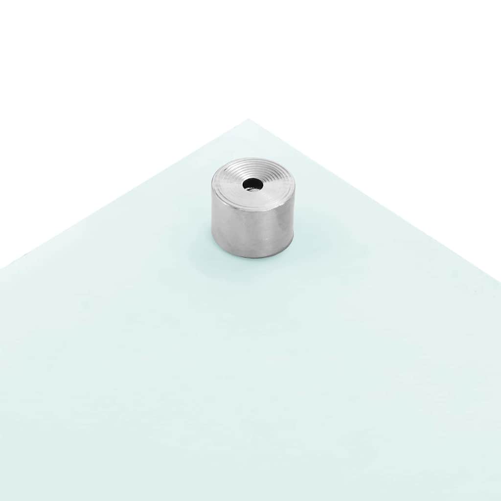 Konyhai hátfal 2 pcs fehér 90 x 50 cm edzett üveg