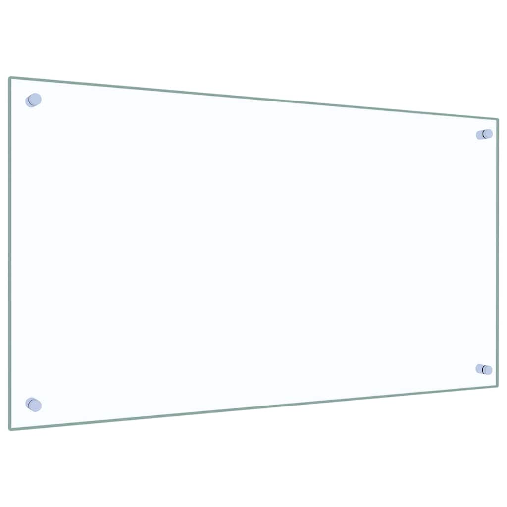 Konyhai hátfal 2 pcs átlátszó 90 x 50 cm edzett üveg