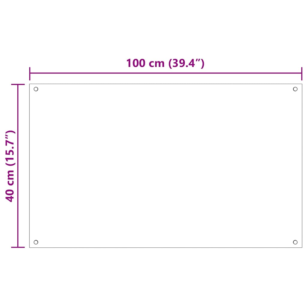 Konyhai hátfal 2 pcs fekete 100 x 40 cm edzett üveg