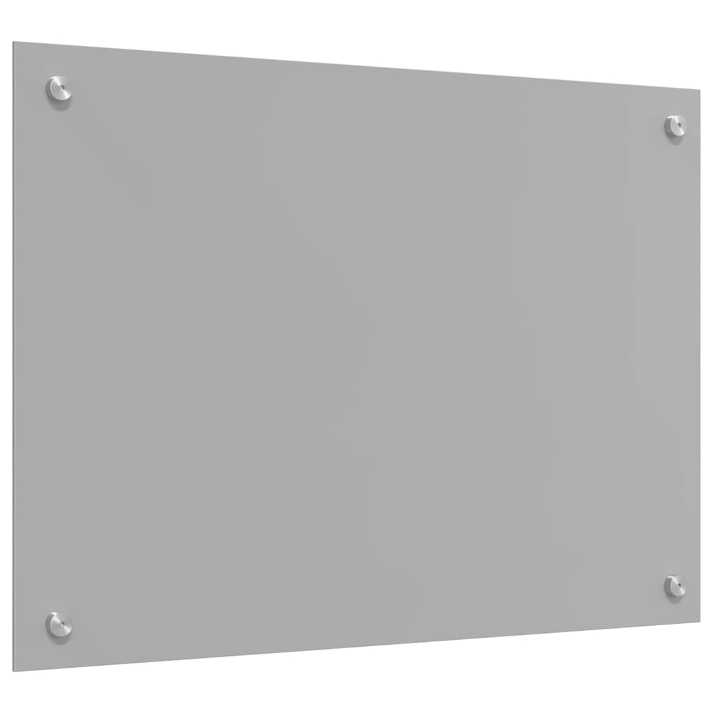 Konyhai hátfal 2 pcs világosszürke 70 x 50 cm edzett üveg