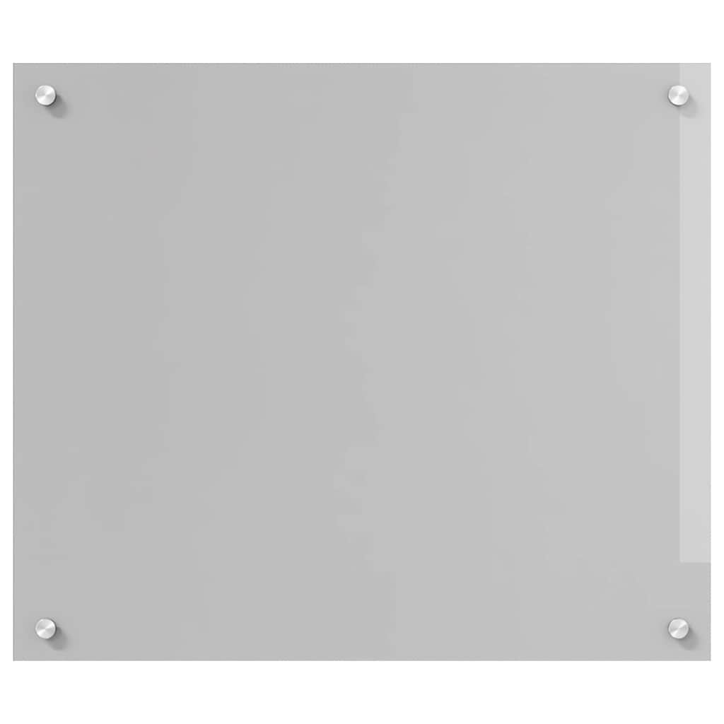 Konyhai hátfal 2 pcs világosszürke 70 x 60 cm edzett üveg