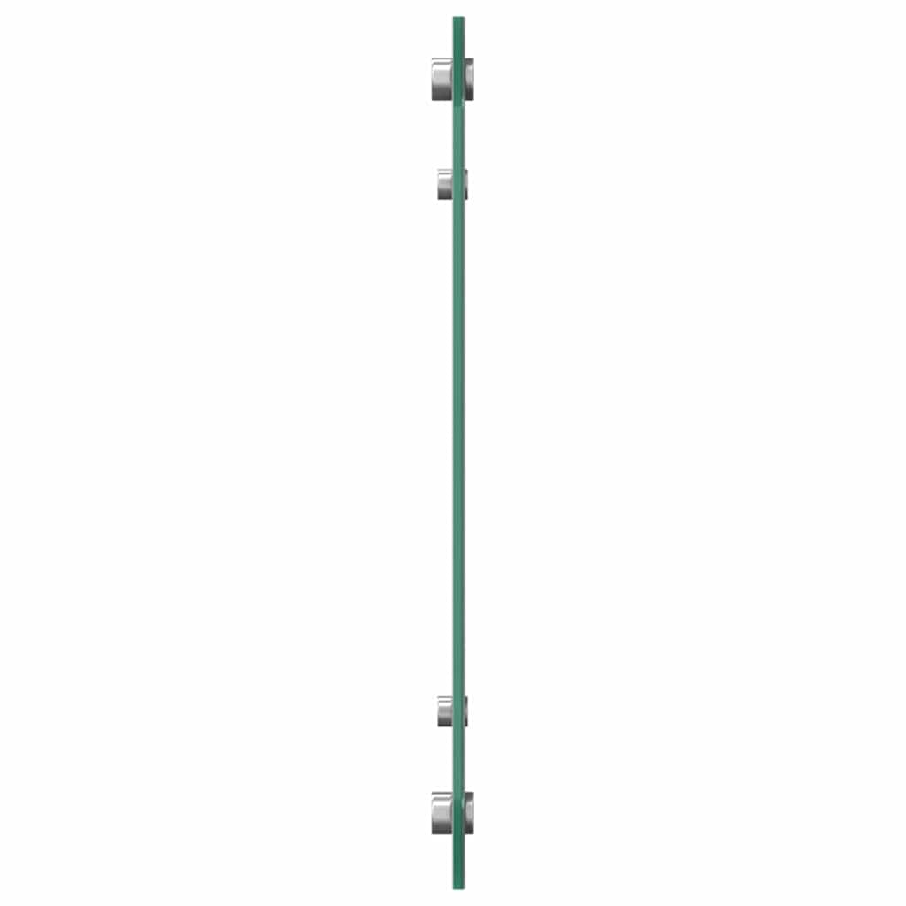 Konyhai hátfal 2 pcs világosszürke 90 x 40 cm edzett üveg