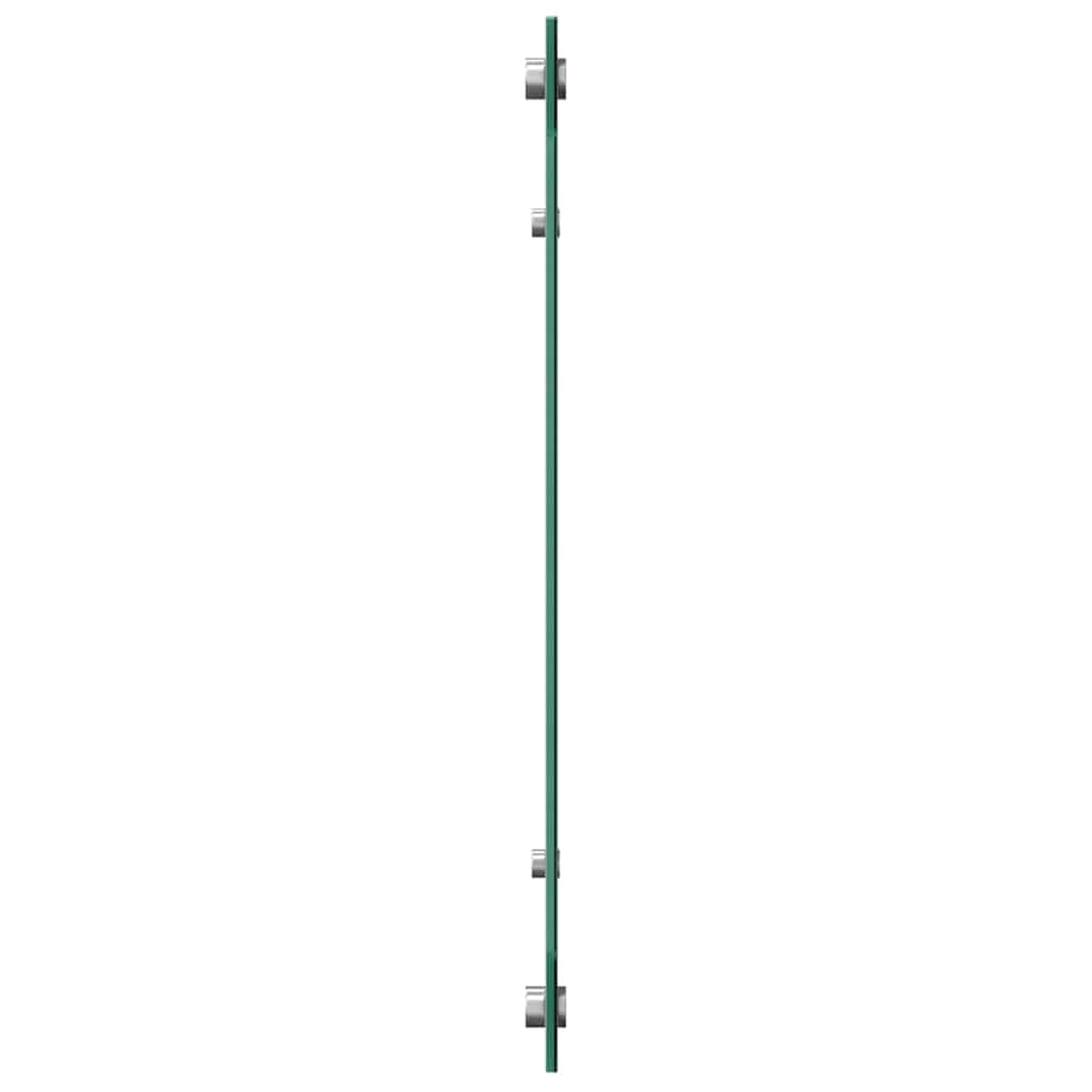 Konyhai hátfal 2 pcs világosszürke 100 x 50 cm edzett üveg