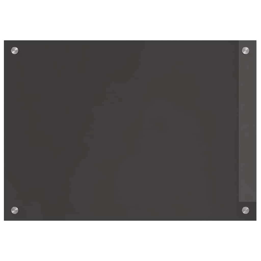 Konyhai hátfal 2 pcs sötétszürke 70 x 50 cm edzett üveg