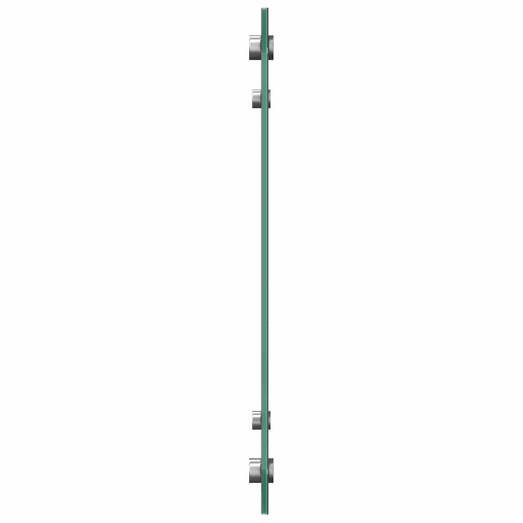 Konyhai hátfal 2 pcs sötétszürke 80 x 40 cm edzett üveg